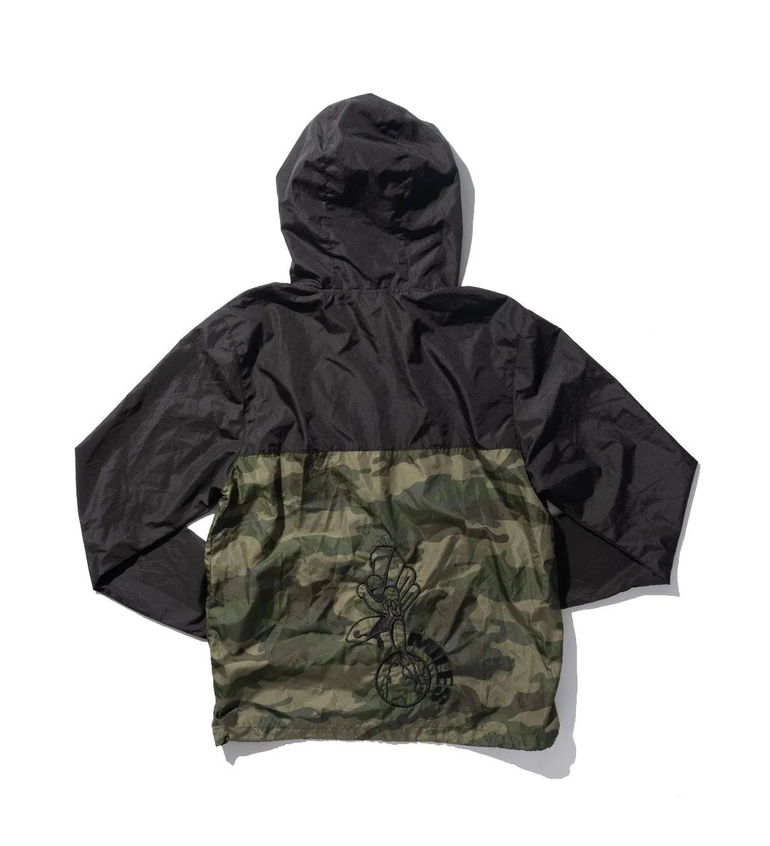 100 Miles Black Forest Camo Lightweight Windbreaker Jacket