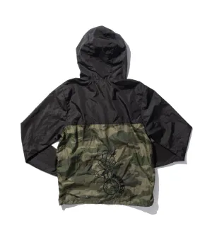 100 Miles Black Forest Camo Lightweight Windbreaker Jacket