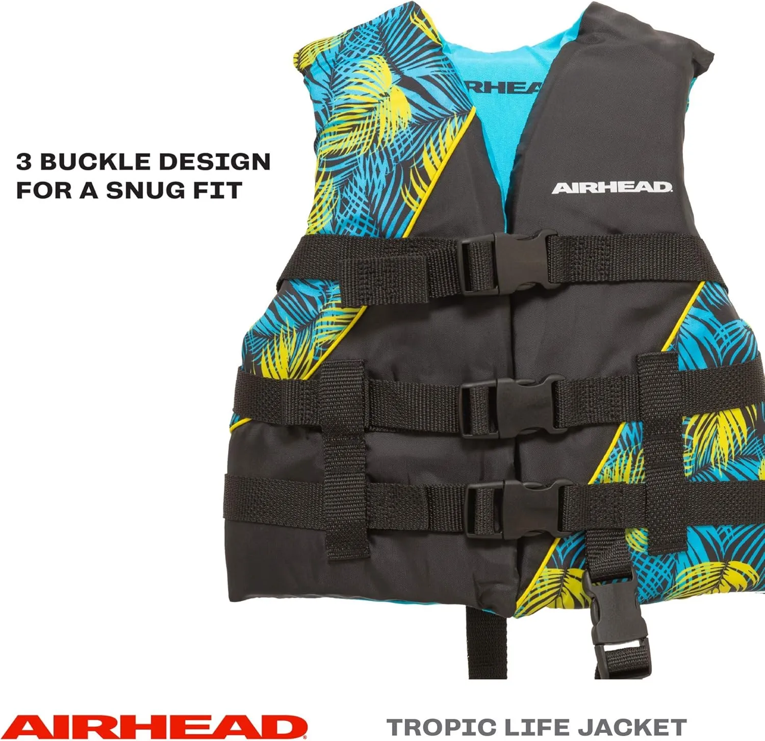 Airhead Tropic Life Jacket | Closed Sided PFD | Child, Youth and Adult
