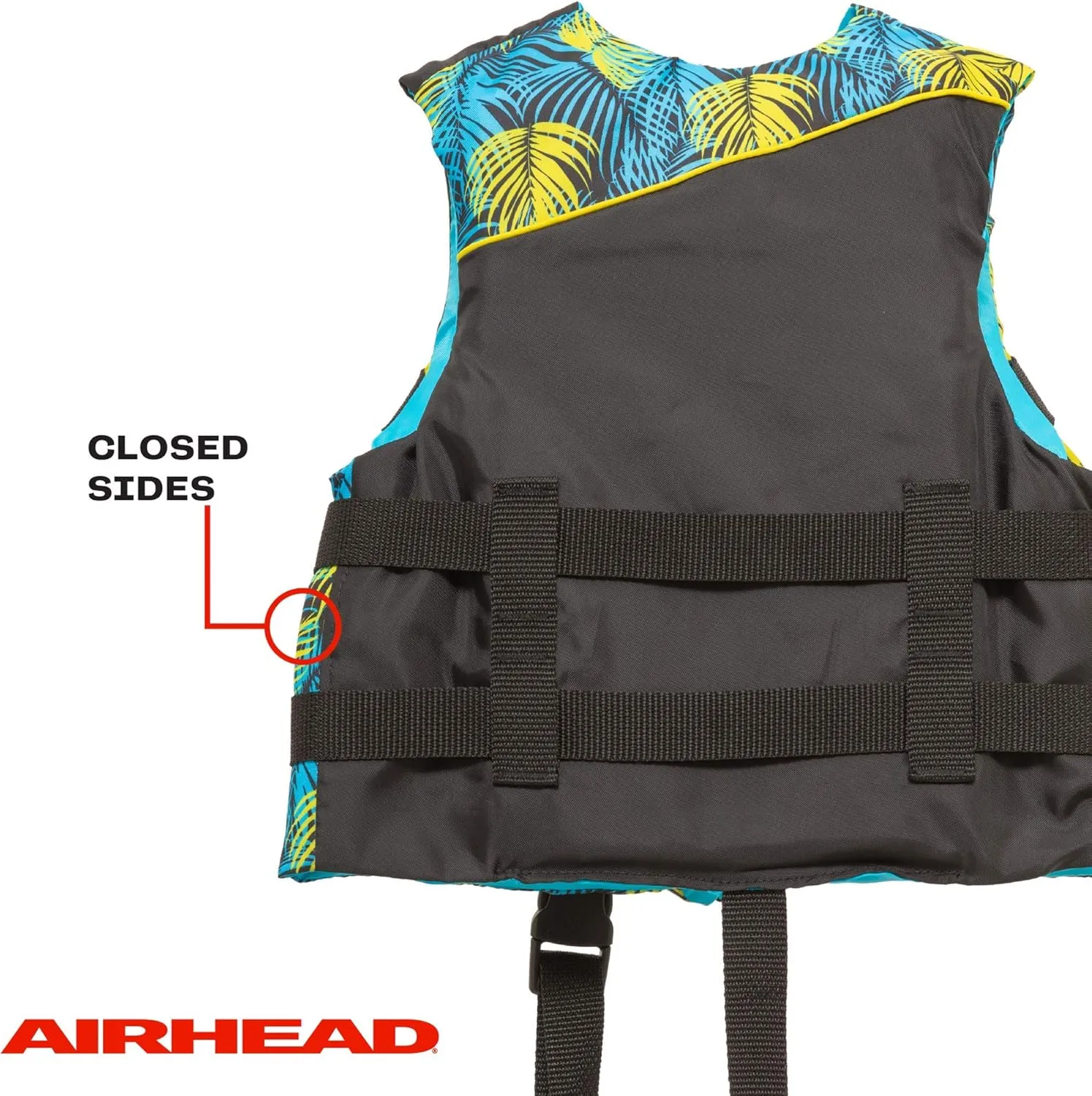 Airhead Tropic Life Jacket | Closed Sided PFD | Child, Youth and Adult