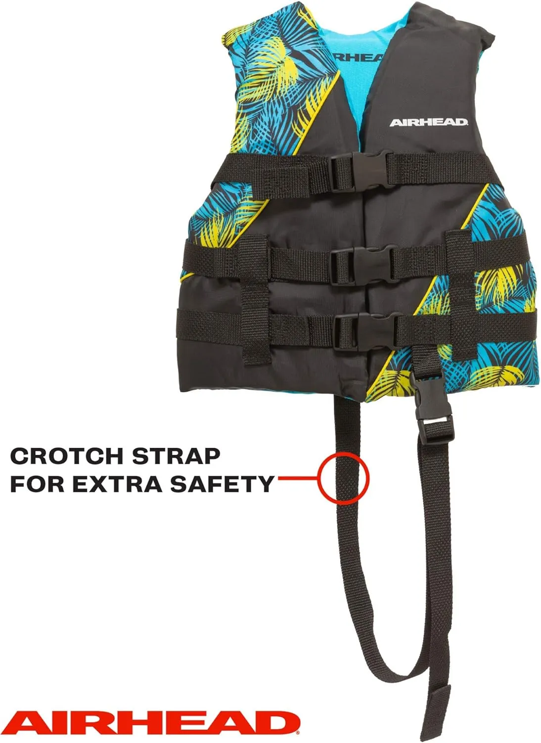 Airhead Tropic Life Jacket | Closed Sided PFD | Child, Youth and Adult