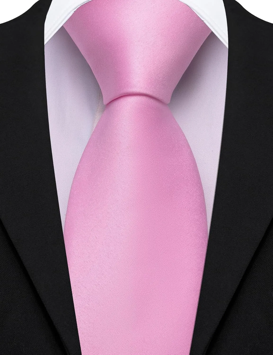 Barry.Wang Mens Satin Formal Suit Vest Tie Bowtie Set 8PC Lapel Collar Casual Slim Fit Waistcoat Wedding Party Tuxedo