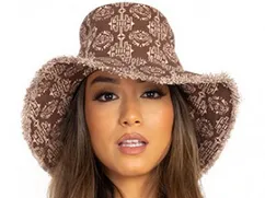Canvas Print Wide Brim Sun Hat