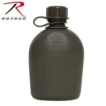 Genuine G.I 3 Piece 1 QT. Canteen with Clip