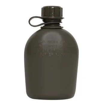 Genuine G.I 3 Piece 1 QT. Canteen with Clip
