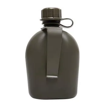 Genuine G.I 3 Piece 1 QT. Canteen with Clip