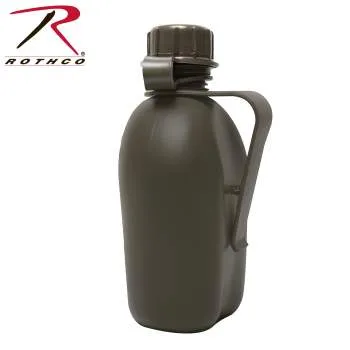 Genuine G.I 3 Piece 1 QT. Canteen with Clip
