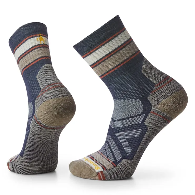 Hike LC Striped Mid Crew Sock M