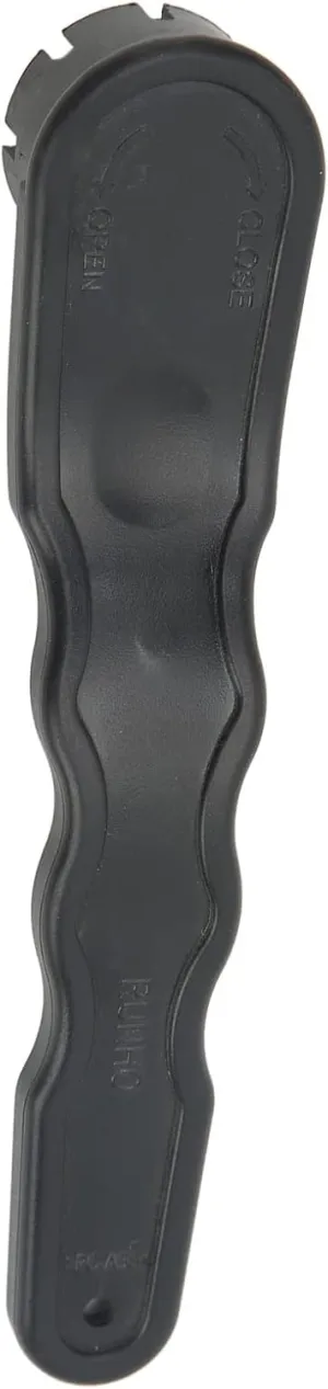 Kayaks Air Valve Wrench, 8 Groove Black PVC Spanner for Inflatable Boat Canoes Rafts, Lightweight and sturdy, Easy to Use, Suitable for Most Inflatable Boats, Rafts and Kayaks,