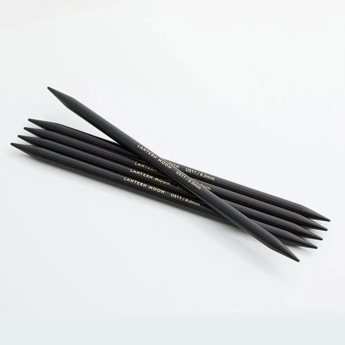 Lantern Moon Ebony Double Pointed Needles - US 7 (4.50mm) - 6"