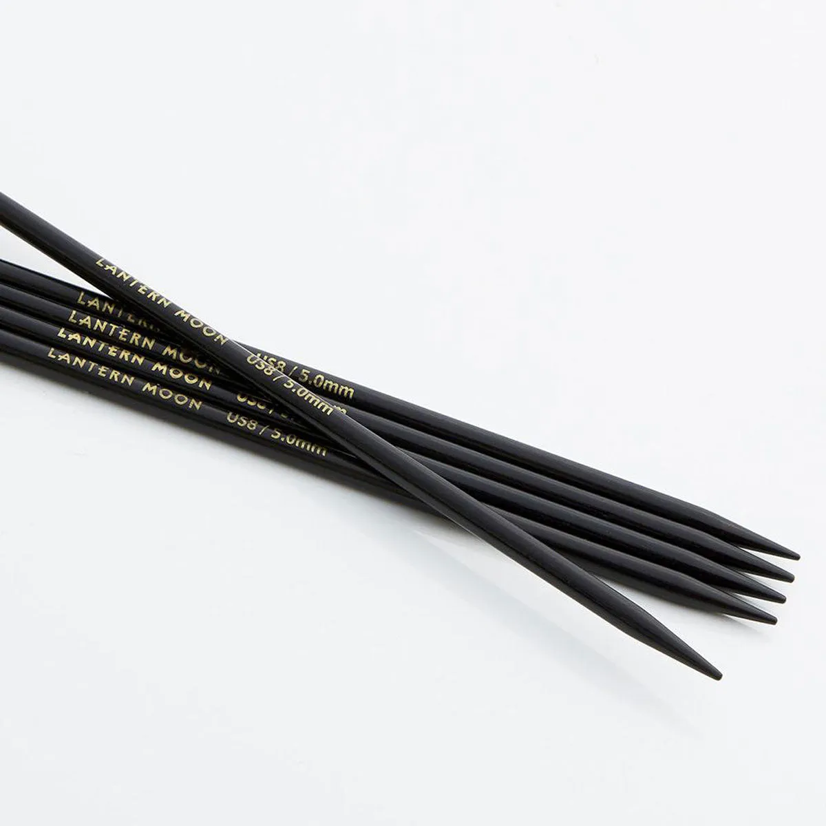 Lantern Moon Ebony Double Pointed Needles - US 7 (4.50mm) - 6"