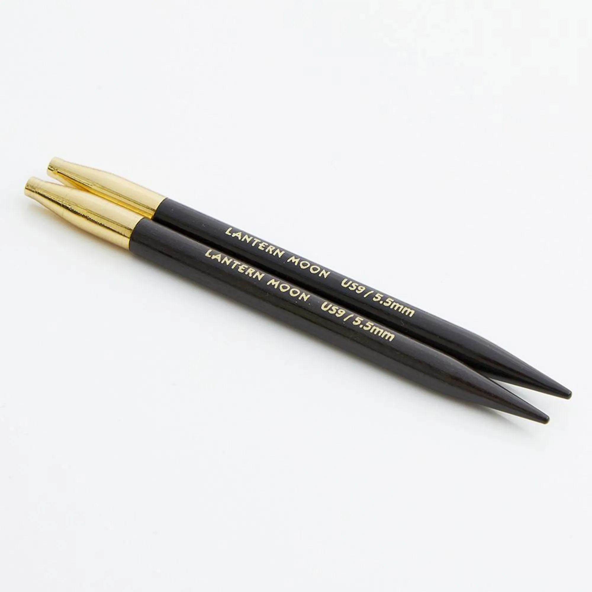 Lantern Moon Ebony Interchangeable Needle Tips - US 7 (4.50mm) - 4"