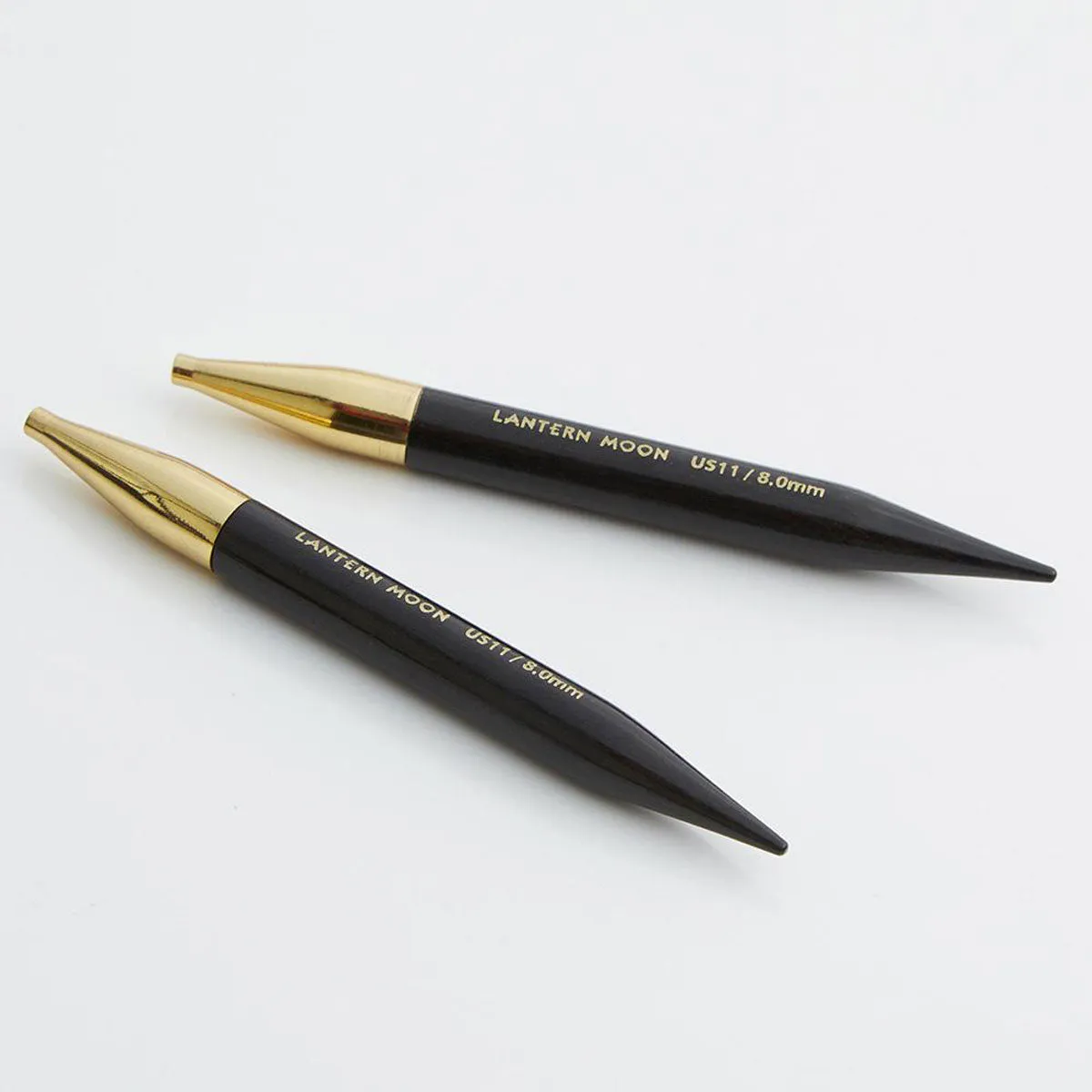 Lantern Moon Ebony Interchangeable Needle Tips - US 7 (4.50mm) - 4"