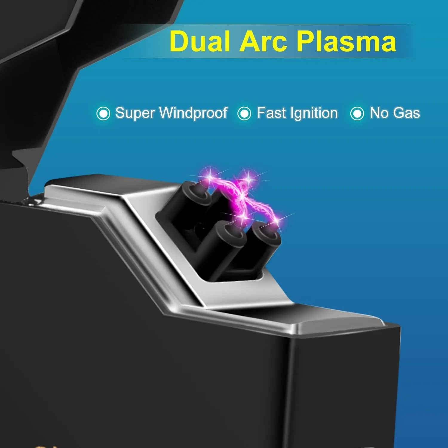 LcFun Dad Gifts for Fathers Day, Electric Lighter USB Rechargeable, Plasma Dual Arc Lighters, Windproof Flameless Lighter, Personalized Fathers Day Dad Gifts