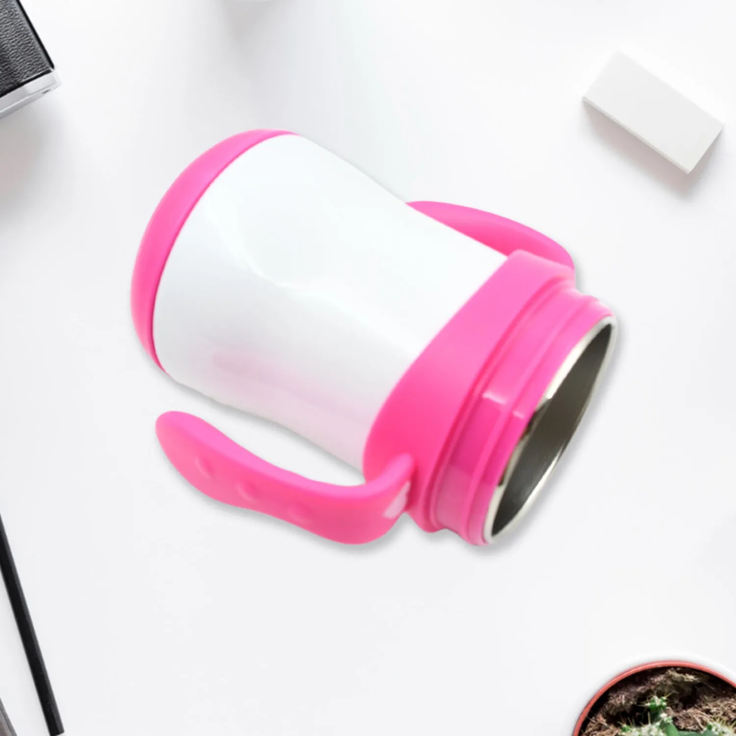 Leak-Proof Stainless Steel Water Bottle – Double Wall, Carry Handle, 280ml