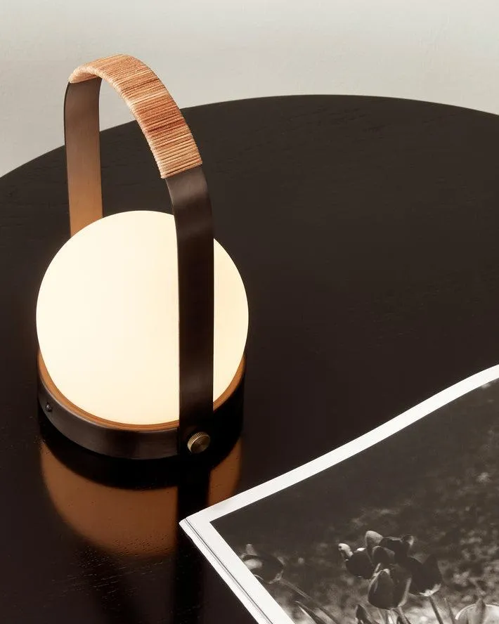 Lightweight Brass Modern Mobile Lantern | Carrie