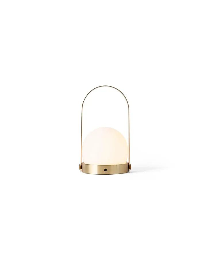 Lightweight Brass Modern Mobile Lantern | Carrie