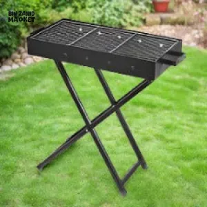 METAL CHARCOAL BARBEQUE GRILL