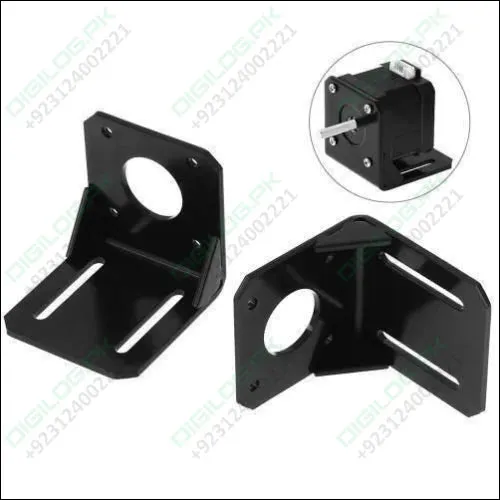 Nema17 Stepper Motor Alloy Steel Mounting Bracket For Cnc & 3d Printer