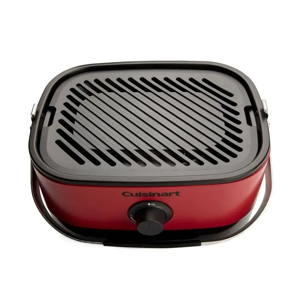 Open Box - Cuisinart 1-Burner Venture Portable Gas Grill CGG-750 Red