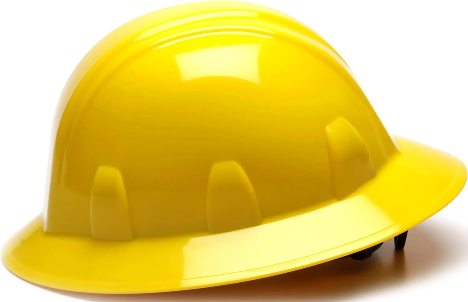 Pyramex SL Series Full Brim Hard Hat 4-Point Ratchet Suspension