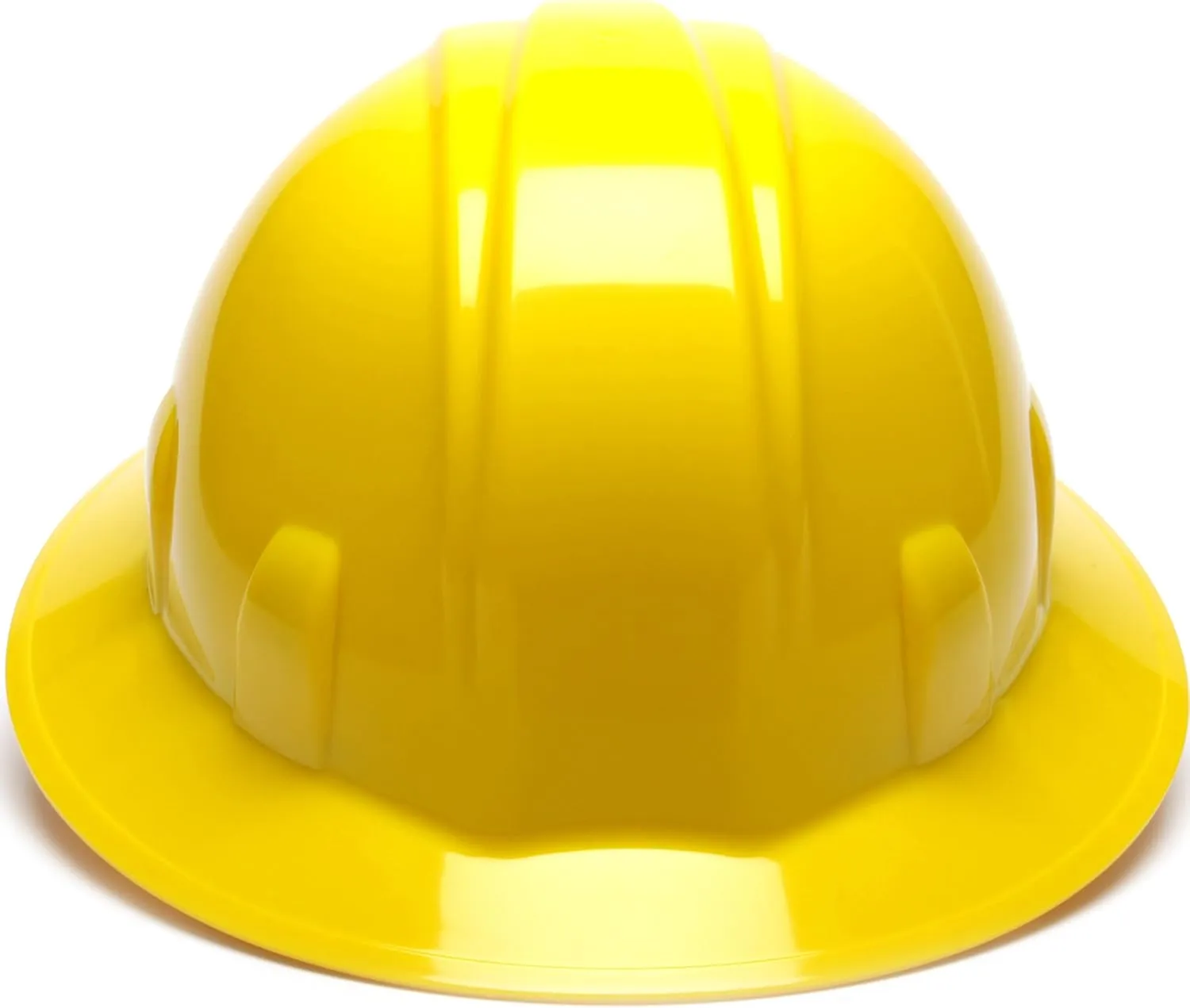 Pyramex SL Series Full Brim Hard Hat 4-Point Ratchet Suspension