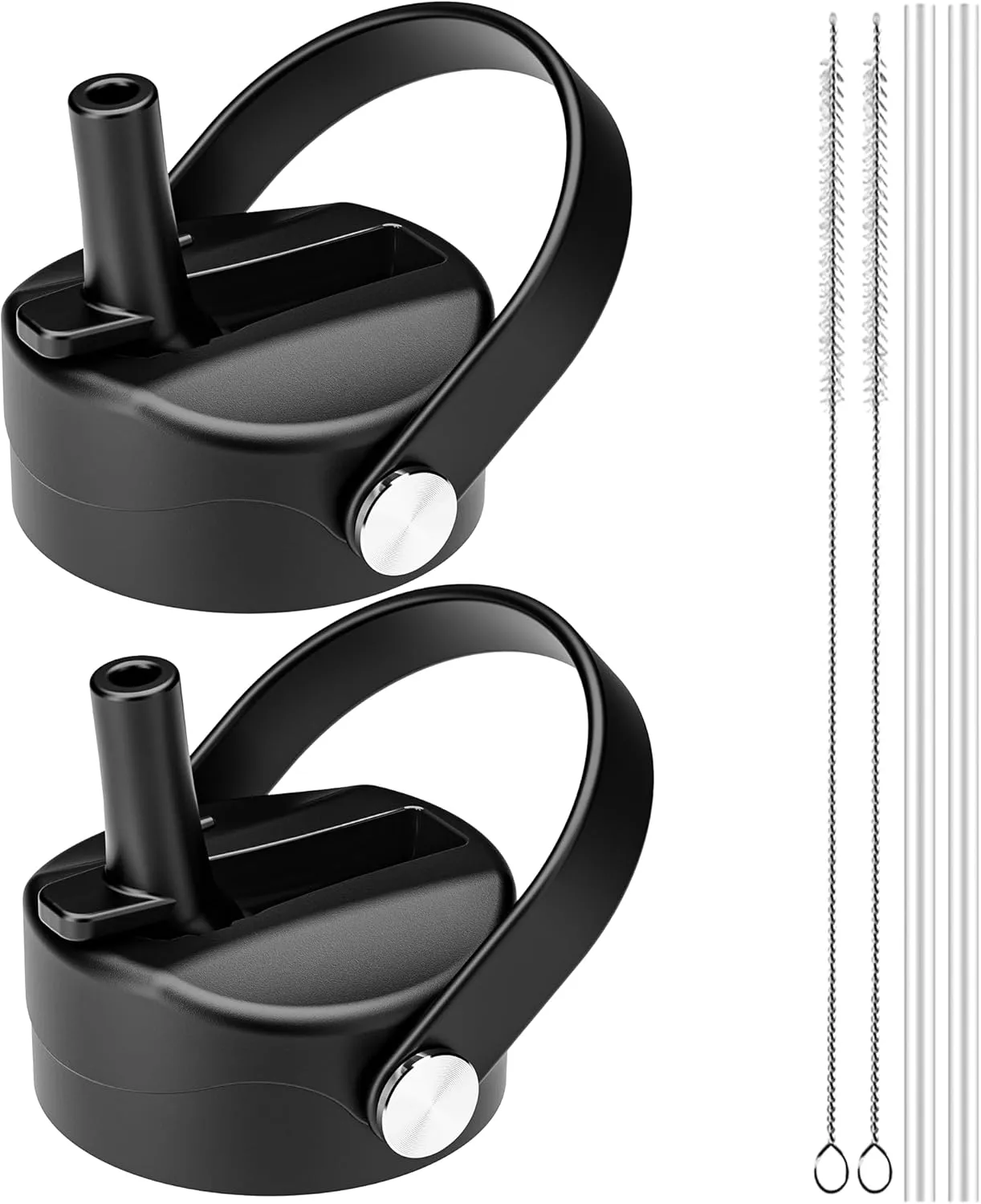 Straw Lid for Hydro Flask Wide Mouth, Lids with Straw for Hydroflask 12 16 18 20 32 40 oz Wide Mouth, Replacement Straw Cap for Hydroflask, Top Sport Bottle Lid