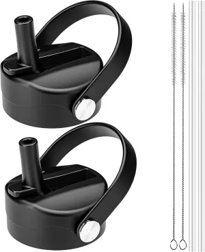 Straw Lid for Hydro Flask Wide Mouth, Lids with Straw for Hydroflask 12 16 18 20 32 40 oz Wide Mouth, Replacement Straw Cap for Hydroflask, Top Sport Bottle Lid