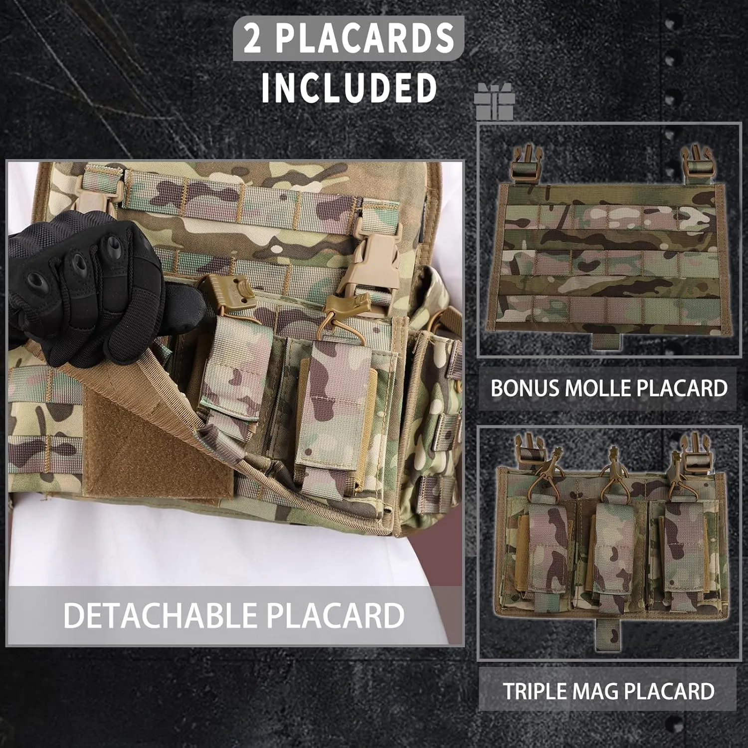 Tactical Vest for Men Molle Security Airsoft Vest Adult