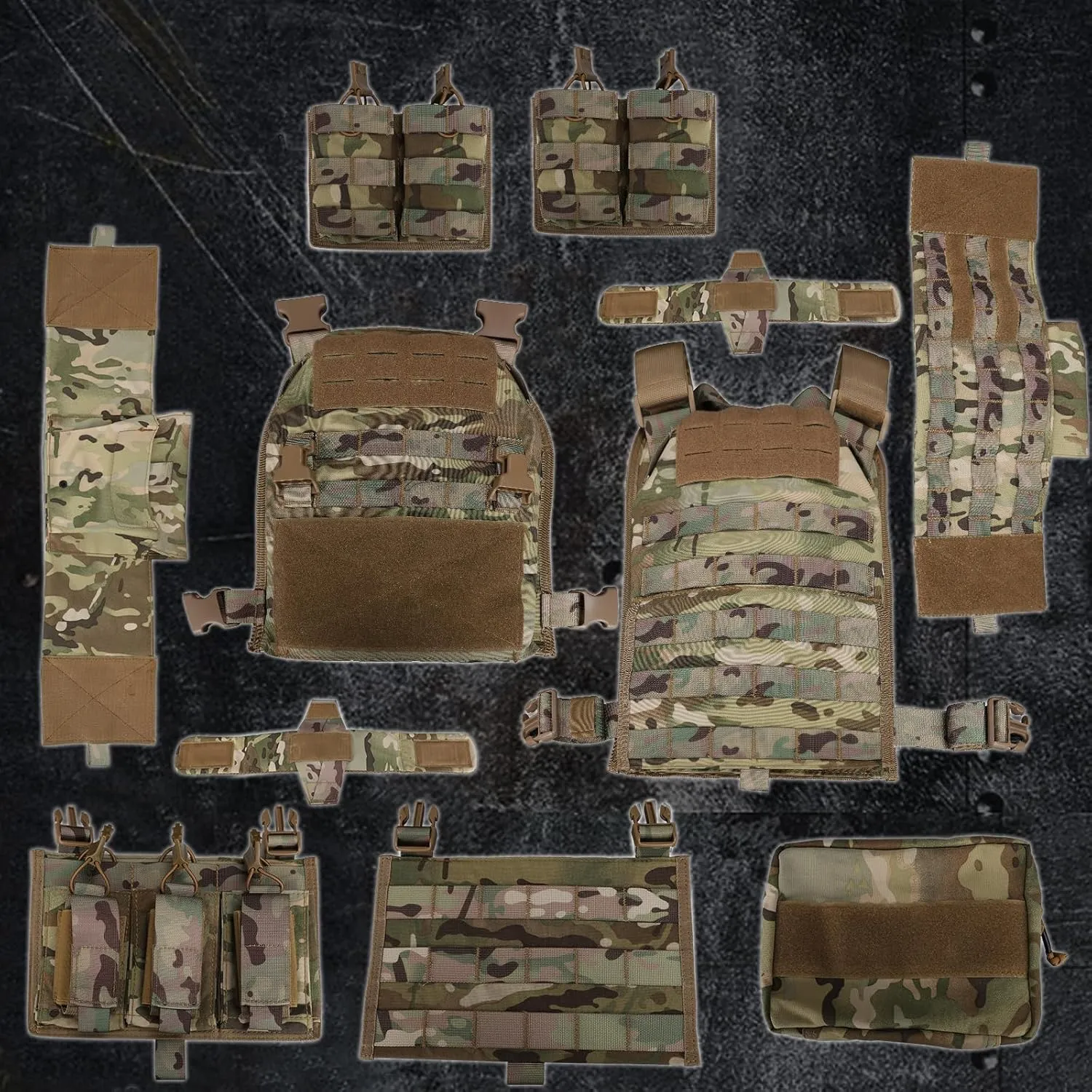 Tactical Vest for Men Molle Security Airsoft Vest Adult