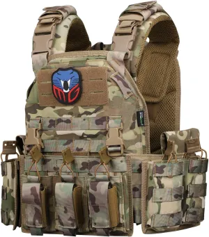 Tactical Vest for Men Molle Security Airsoft Vest Adult
