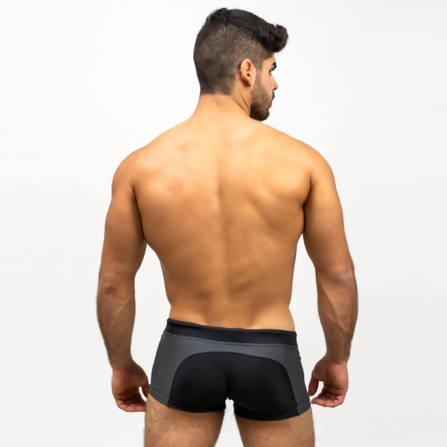 Taddlee Swimsuits Men's Swim Boxer Trunks Sexy Swimwear Square Cut Board Shorts
