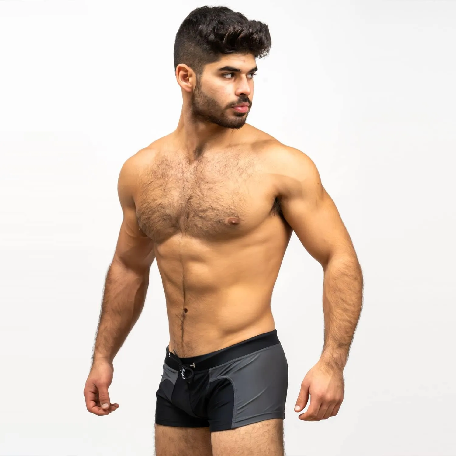 Taddlee Swimsuits Men's Swim Boxer Trunks Sexy Swimwear Square Cut Board Shorts
