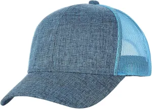 TSSGBL M, L, XL, XXL Snapback Trucker Hats Baseball Caps Adjustable Blank Mesh Back Ball Caps for Men Women
