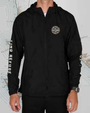 TWIN FIN WINDBREAKER - Black