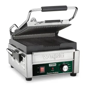 Waring WPG150 Compact Italian-Style Panini Grill - 120V