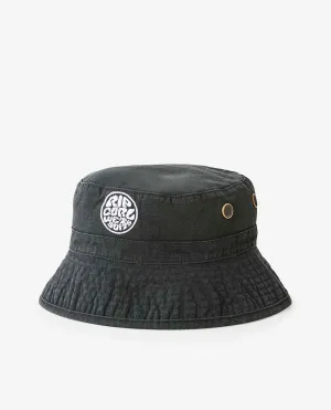 Wetsuit Icon Mid Brim Hat - Boys (8-16 years) - Black
