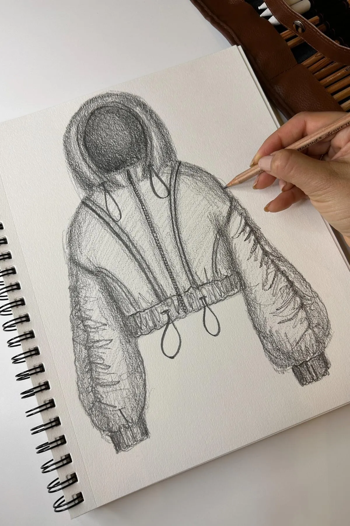 Whimsical Breeze Windbreaker - White