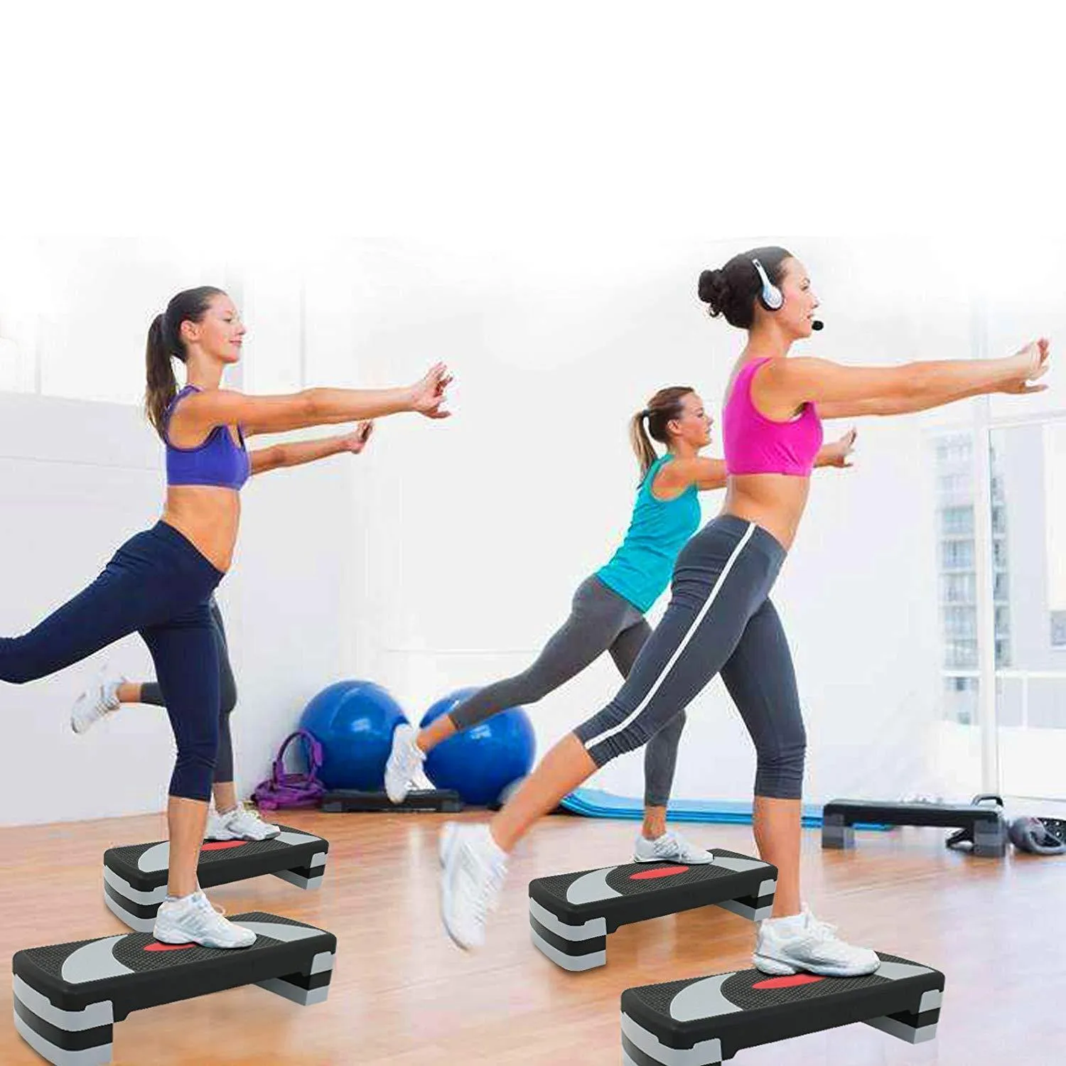 ZENY™ 31" Adjustable Workout Aerobic Stepper in Fitness & Exercise